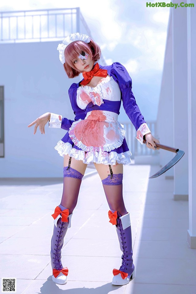 萝莉Byoru Cosplay メイド仮面 Maid Mask