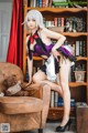 Coser @ 蜜汁 猫 裘 Vol.046: 贞德 女仆 (40 photos)